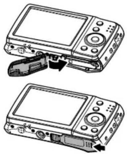 CASIO Exilim Zoom QVR200 - Mise en place de la batterie - 5