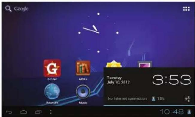 COBY Kyros MID7048 - About Notifications - 1