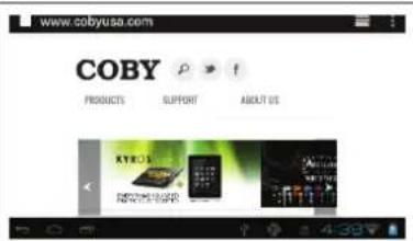 COBY Kyros MID4331 - Naviguer sur le Web - 3