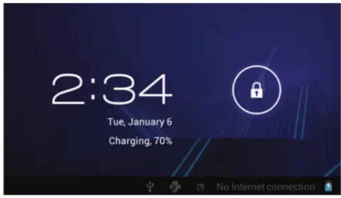 COBY Kyros MID4331 - Cómo desbloquear la pantalla - 1