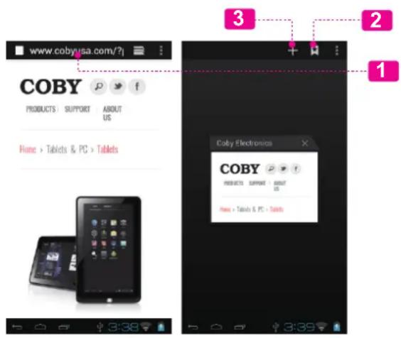 COBY Kyros MID4331 - Navegar por la Web - 1
