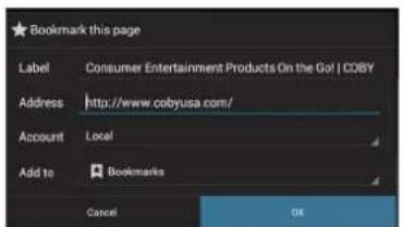 COBY Kyros MID4331 - Browsing the Web - 5