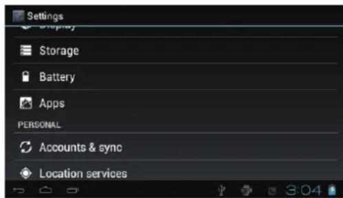 COBY Kyros MID4331 - Pour désinstaller une application: - 1