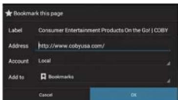 COBY Kyros MID4331 - Navegar por la Web - 5