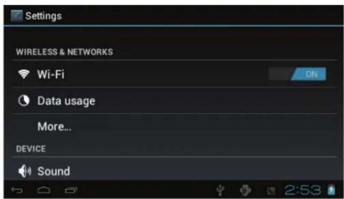 COBY Kyros MID4331 - Connect to a Wi-Fi network - 1