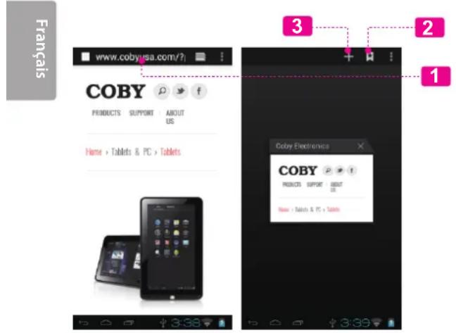 COBY Kyros MID4331 - Naviguer sur le Web - 1