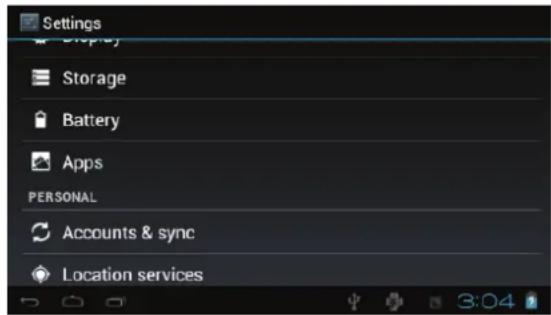 COBY Kyros MID4331 - To uninstall an application: - 1