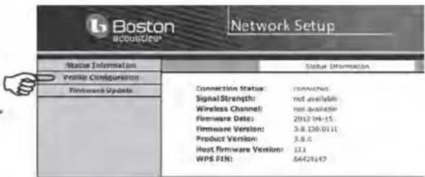 BOSTON ACOUSTICS MC200 Air - Option 3 – System-Setup über ein Ethernetkabel - 1
