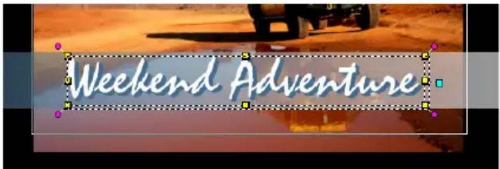 COREL VideoStudio Ultimate X6 - Pour ajouter un arrêté-plan du texte - 1