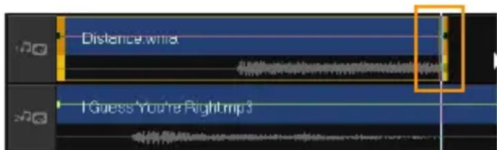 COREL VideoStudio Ultimate X6 - Pour allonger la durée d'un clip audio - 1
