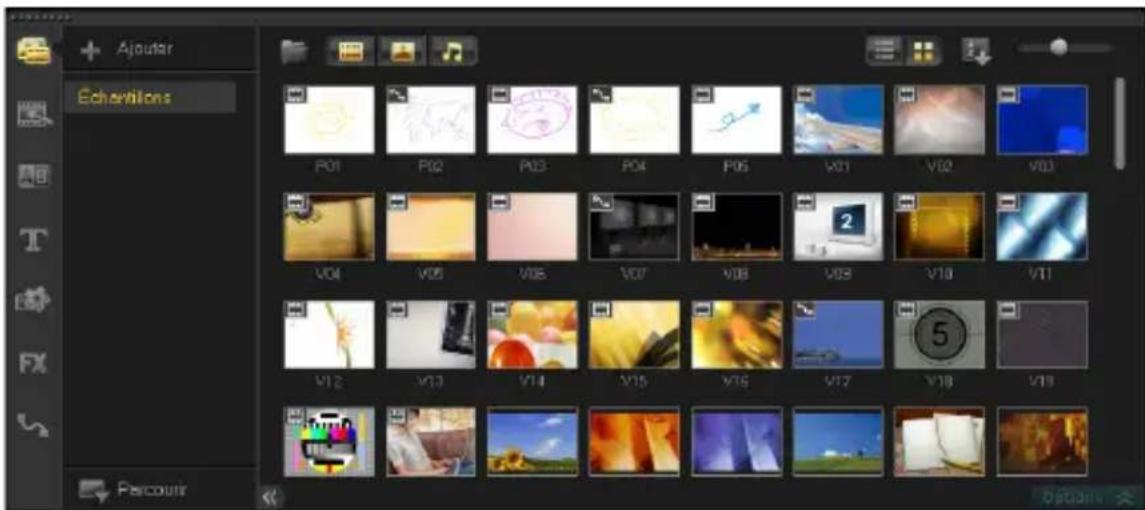 COREL VideoStudio Ultimate X6 - Bibliothèque - 1