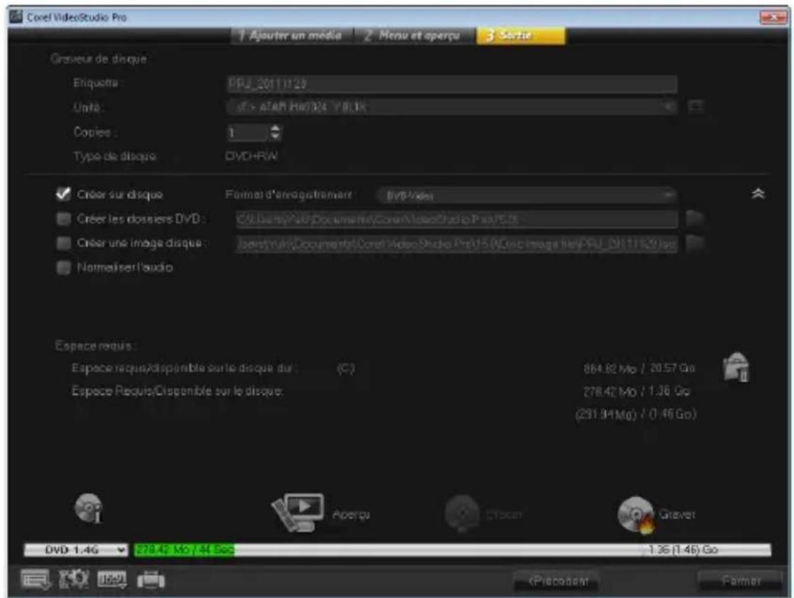 COREL VideoStudio Ultimate X6 - Graver votre projet sur un disque - 1
