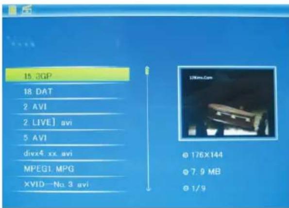 BRAUN Digiframe 7050 SLT - Video Mode - 1