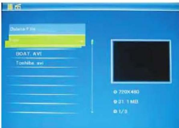 BRAUN Digiframe 7050 SLT - Delete function - 1