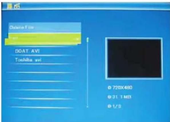 BRAUN Digiframe 7050 SLT - Fonction supprimer - 1