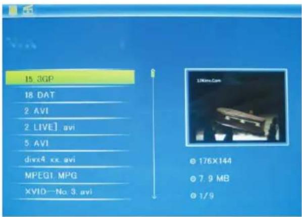 BRAUN Digiframe 7050 SLT - Videomodus - 1
