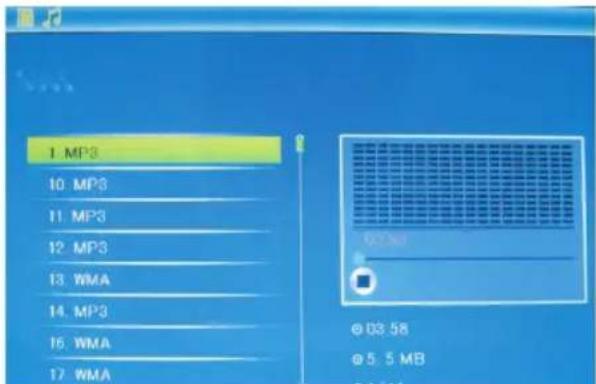 BRAUN Digiframe 7050 SLT - Music Mode - 1