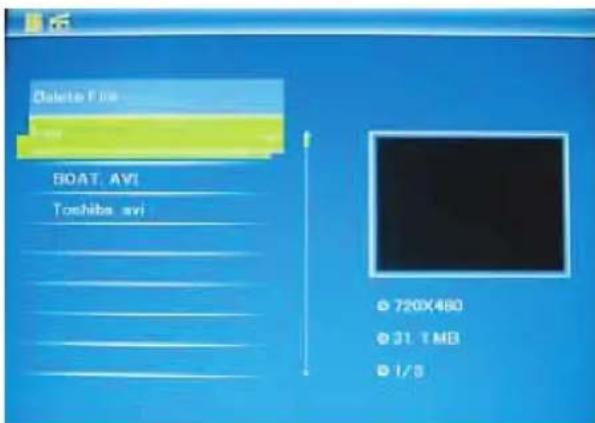 BRAUN Digiframe 7050 SLT - Raderingsfunktion - 1