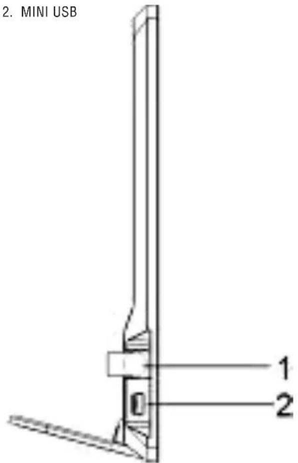 BRAUN Digiframe 7050 SLT - Linke Seite des Rahmens - 1