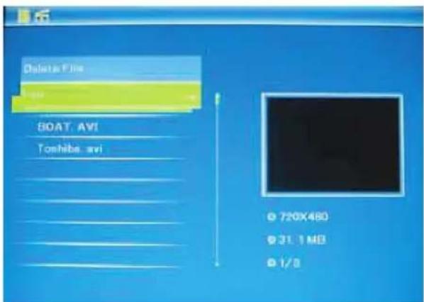 BRAUN Digiframe 7050 SLT - Funcao de apagar - 1