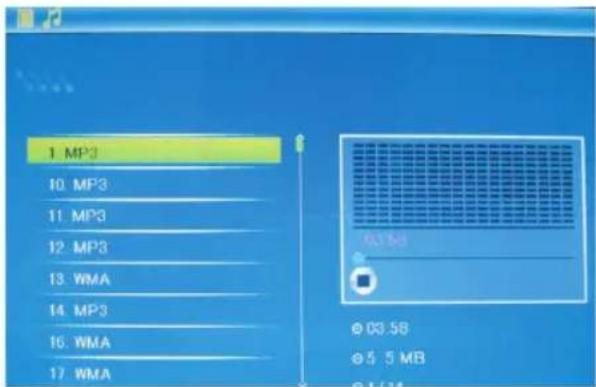 BRAUN Digiframe 7050 SLT - Muziekmodus - 1