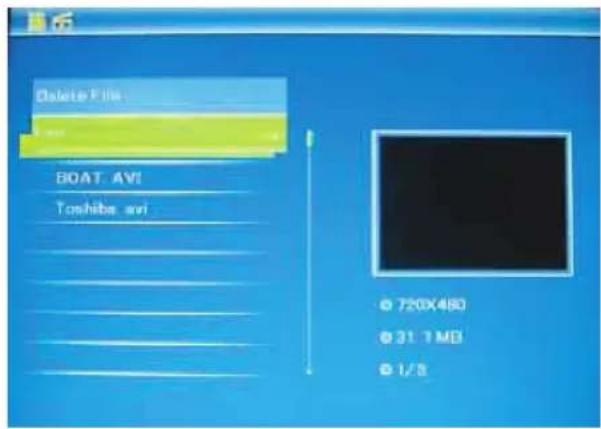 BRAUN Digiframe 7050 SLT - Delete functie - 1