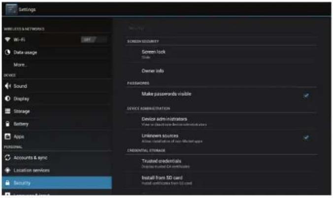 COBY MID1048 - Unlocking the Screen - 2