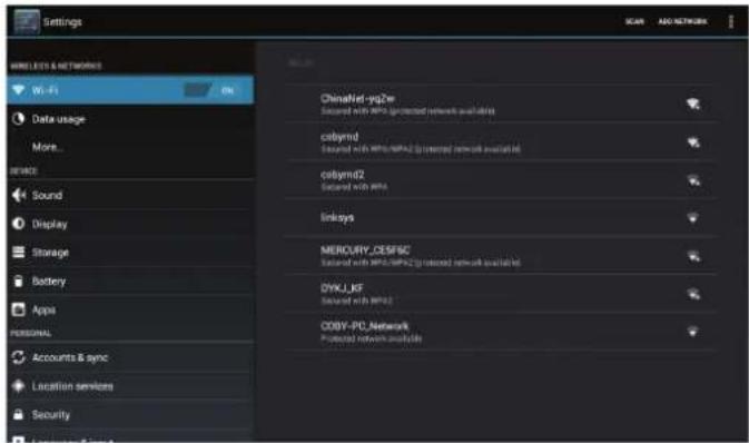 COBY MID1048 - Conectar a una red Wi-Fi - 2