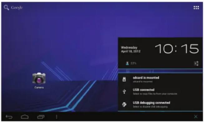 COBY MID1048 - About Notifications - 1