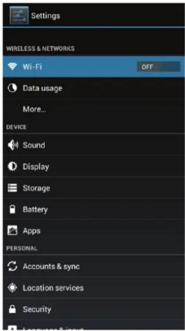 COBY MID1048 - Configurar las opciones del sistema - 3