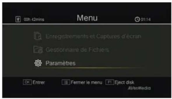 AVERMEDIA Game Capture HD - Paramètres - 1