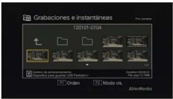 AVERMEDIA Game Capture HD - Menú OSD - 1