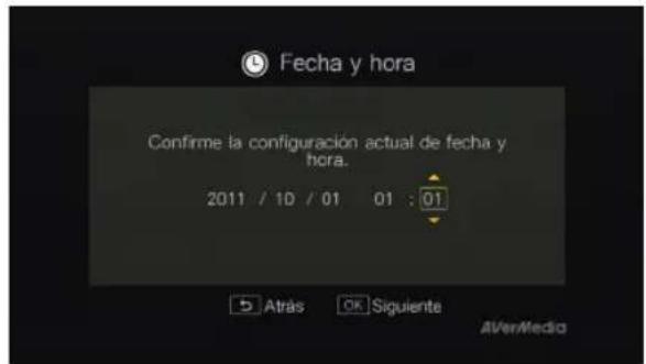 AVERMEDIA Game Capture HD - Configurar la fecha y la hora - 1