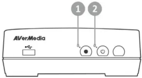 AVERMEDIA Game Capture HD - Индикаторы - 1