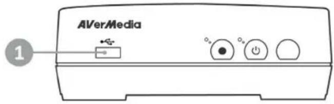 AVERMEDIA Game Capture HD - 前視圖 - 1