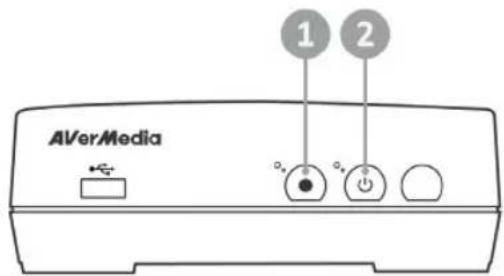 AVERMEDIA Game Capture HD - Panel de control de botones táctiles - 1