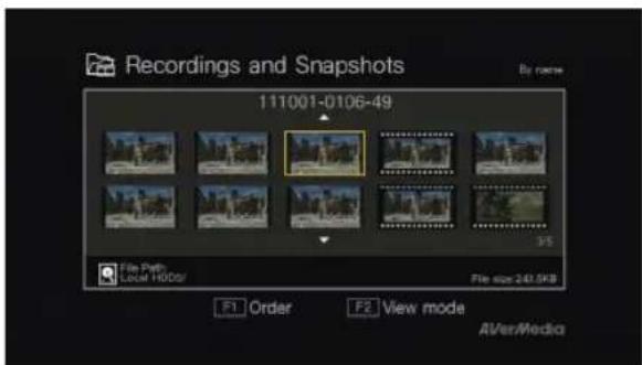 AVERMEDIA Game Capture HD - OSD Menu Descriptions - 1