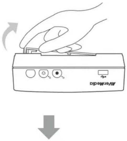 AVERMEDIA Game Capture HD - Festplattenklappe entfernen - 1