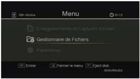 AVERMEDIA Game Capture HD - Menu OSD Description - 1