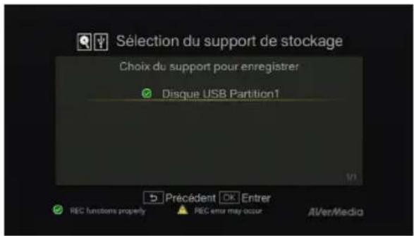 AVERMEDIA Game Capture HD - Configuration de l'emplacement de stockage - 1
