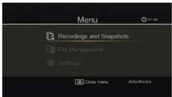 AVERMEDIA Game Capture HD - Disk Information - 1