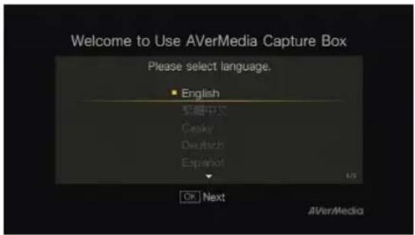 AVERMEDIA Game Capture HD - Setting up Language - 1