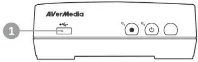 AVERMEDIA Game Capture HD - Vista frontal - 1