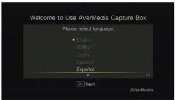 AVERMEDIA Game Capture HD - Configurar el idioma - 1