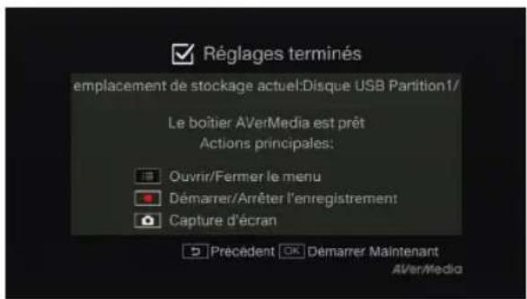 AVERMEDIA Game Capture HD - Parachèvement de l'assistant de configuration - 1