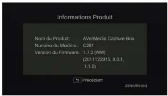 AVERMEDIA Game Capture HD - Restaurer les configurations par défaut - 1