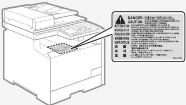 CANON iSensys MF8540Cdn - VORSICHT - 1