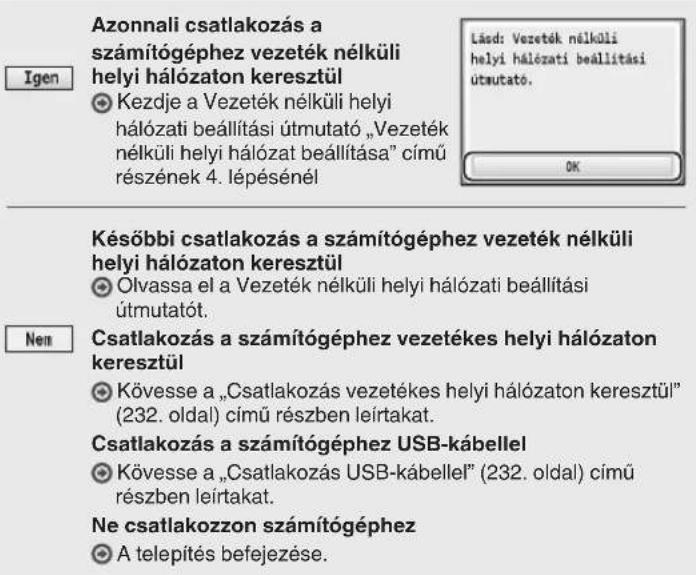 CANON iSensys MF8540Cdn - A kezdeti beallitások megadása - 2
