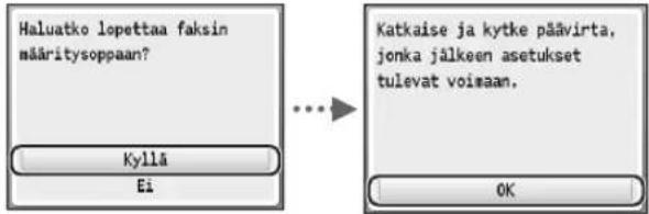 CANON iSensys MF8540Cdn - Jos asennat lisavarusteena saatatvan luurin: - 1
