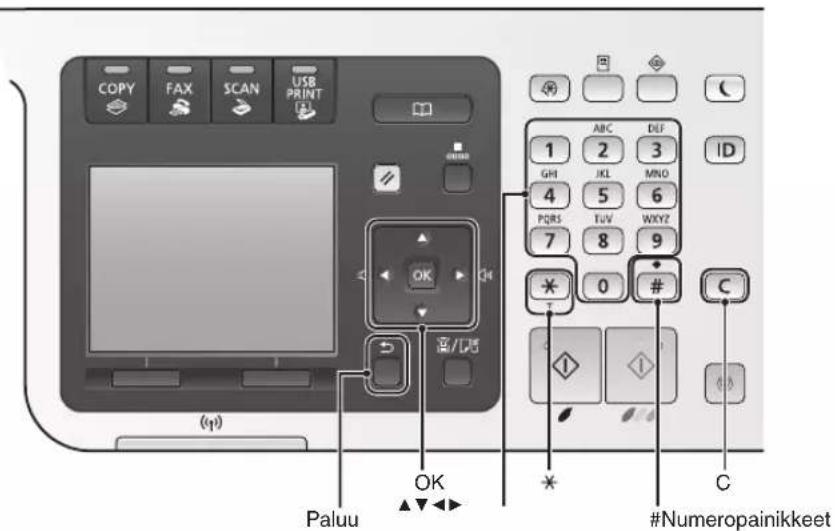 CANON iSensys MF8540Cdn - Navigera i menyn - 3